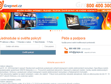 Tablet Screenshot of grepnet.cz